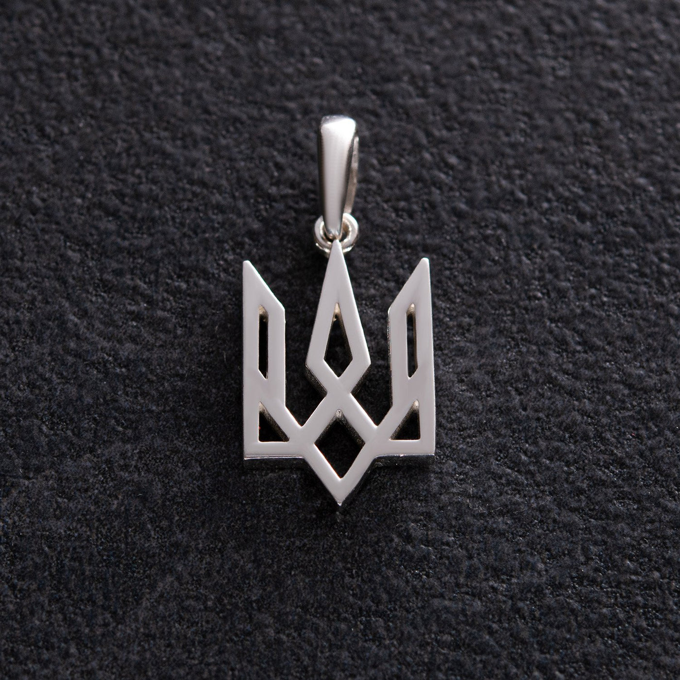 Silver Pendant "Arms of Ukraine - Trident"