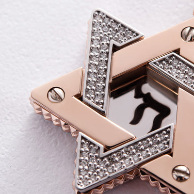 Pendant "Star of David. CHAI" (diamonds)