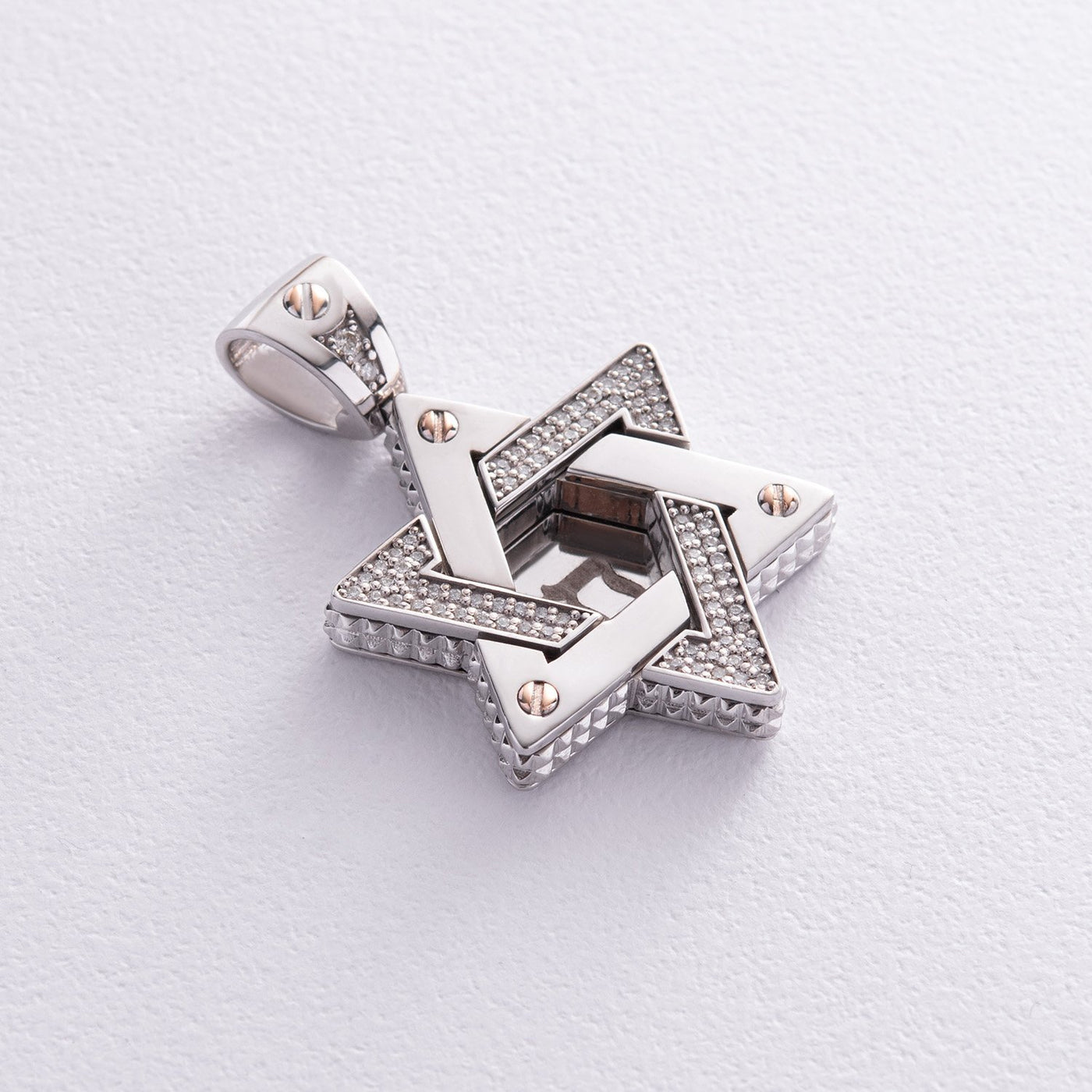 Pendant "Star of David. CHAI" (diamonds)