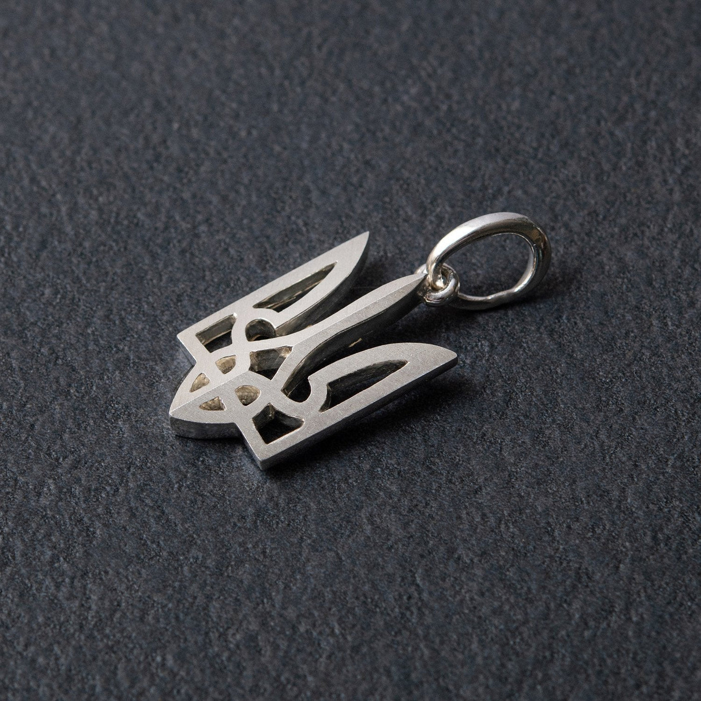 Silver Pendant "Arms of Ukraine - Trident"