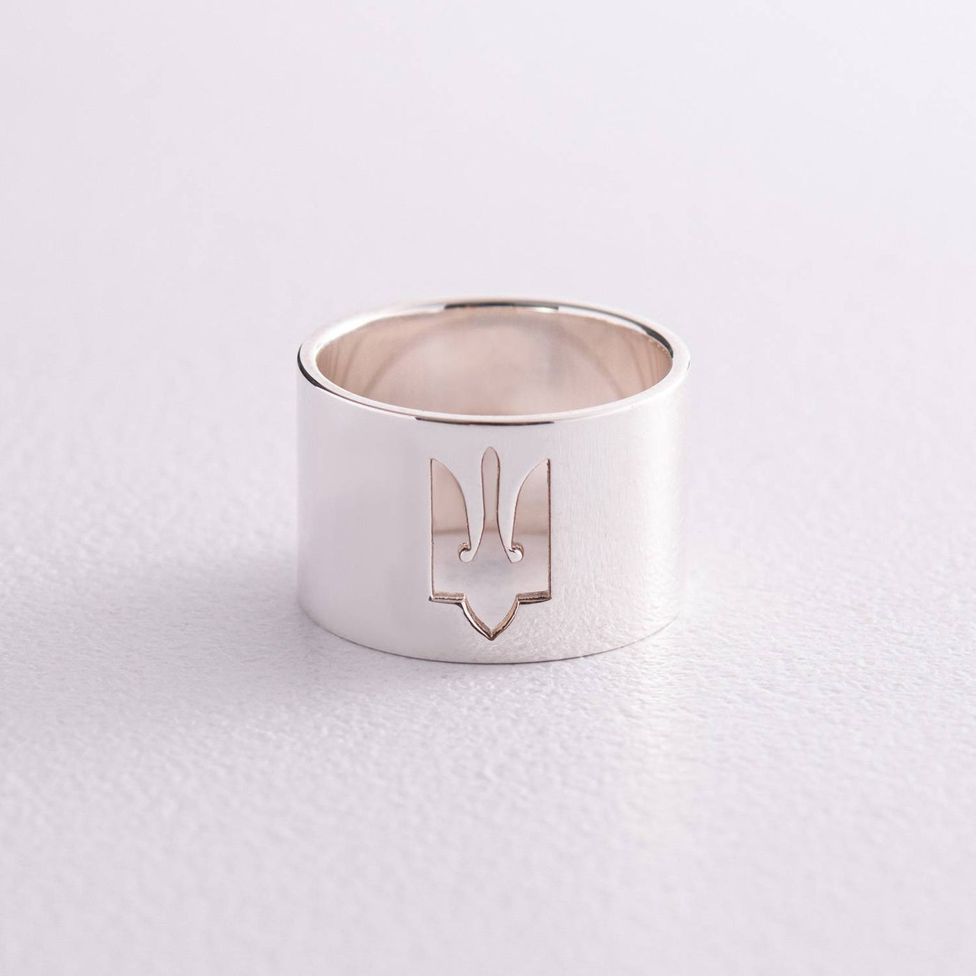 Silver Ring "Coat of arms of Ukraine"