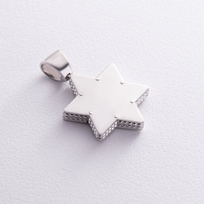 Pendant "Star of David. CHAI" (diamonds)