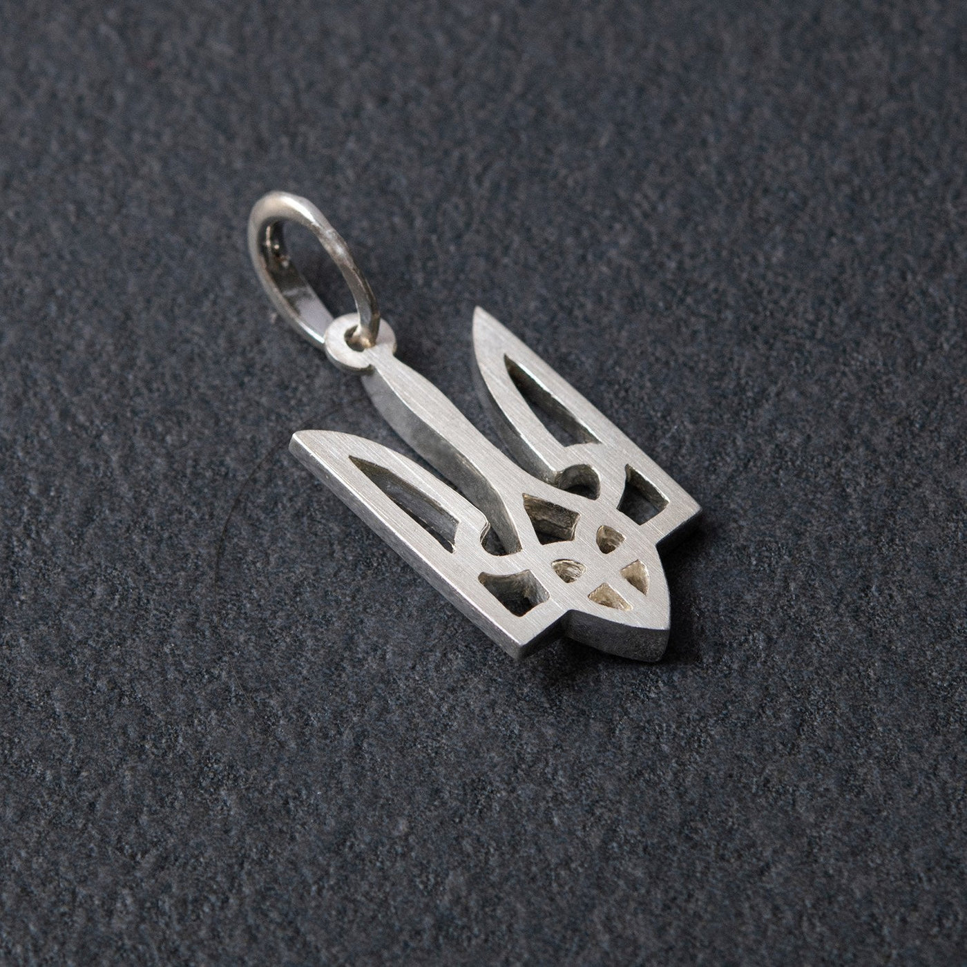 Silver Pendant "Arms of Ukraine - Trident"