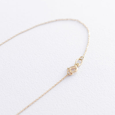 Yellow gold ball necklace