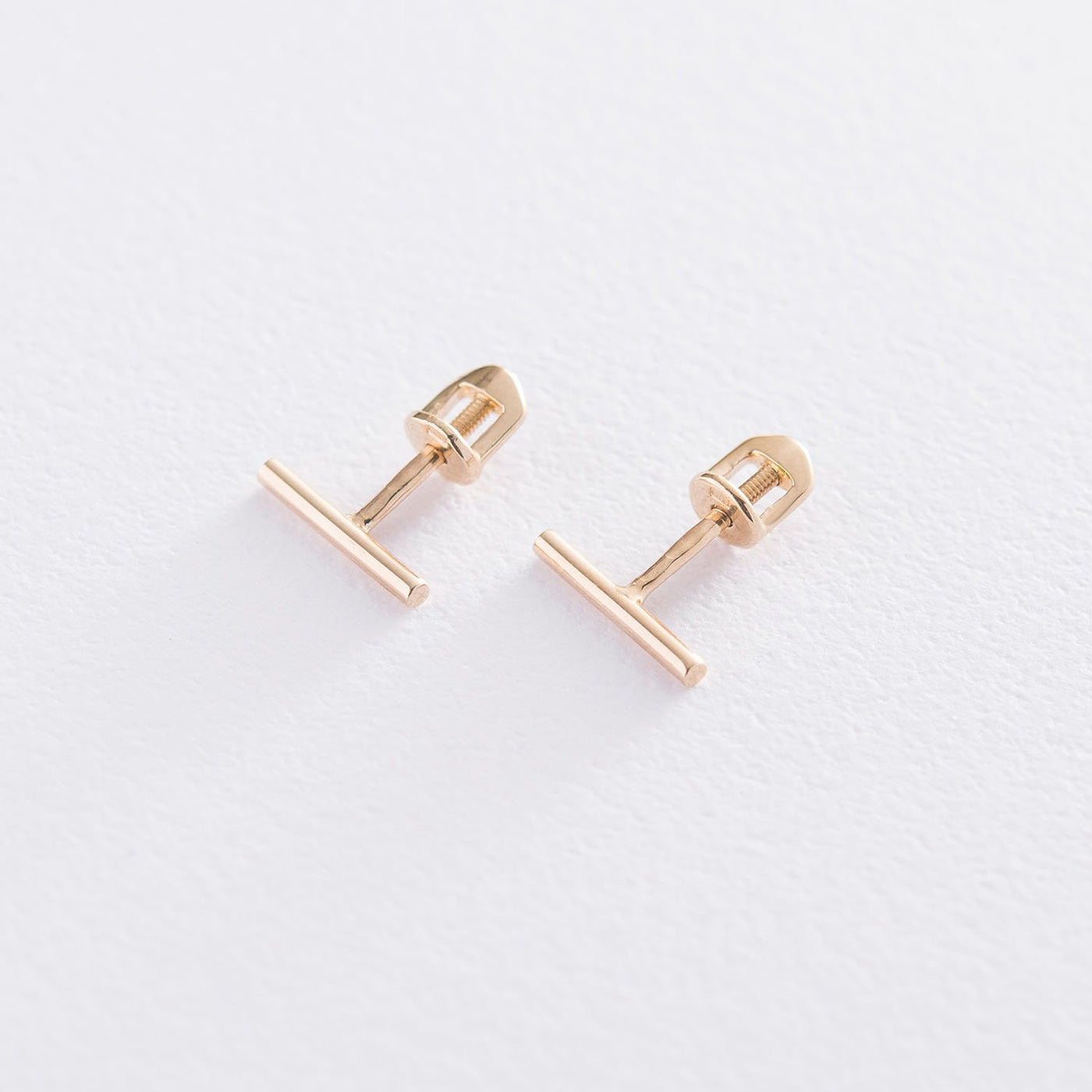 Gold Stud Minimal Earrings