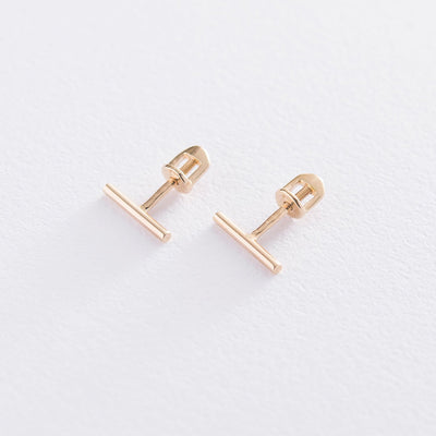 Gold Stud Minimal Earrings