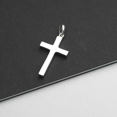 Handmade Silver Minimalist Cross