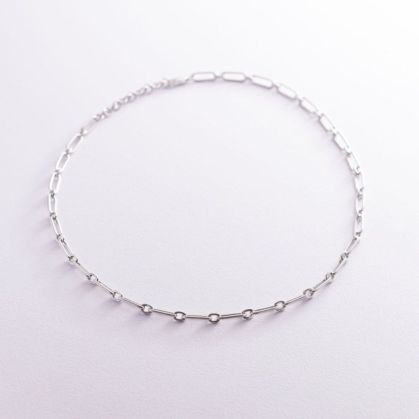 Silver chain necklace