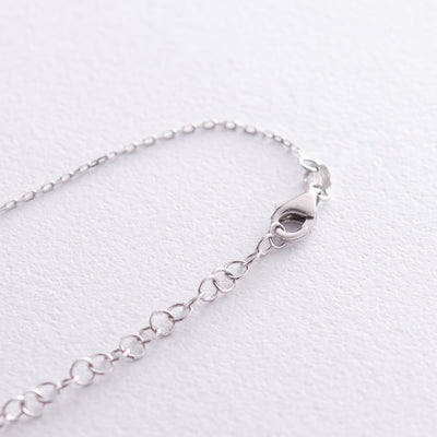 Silver ball necklace