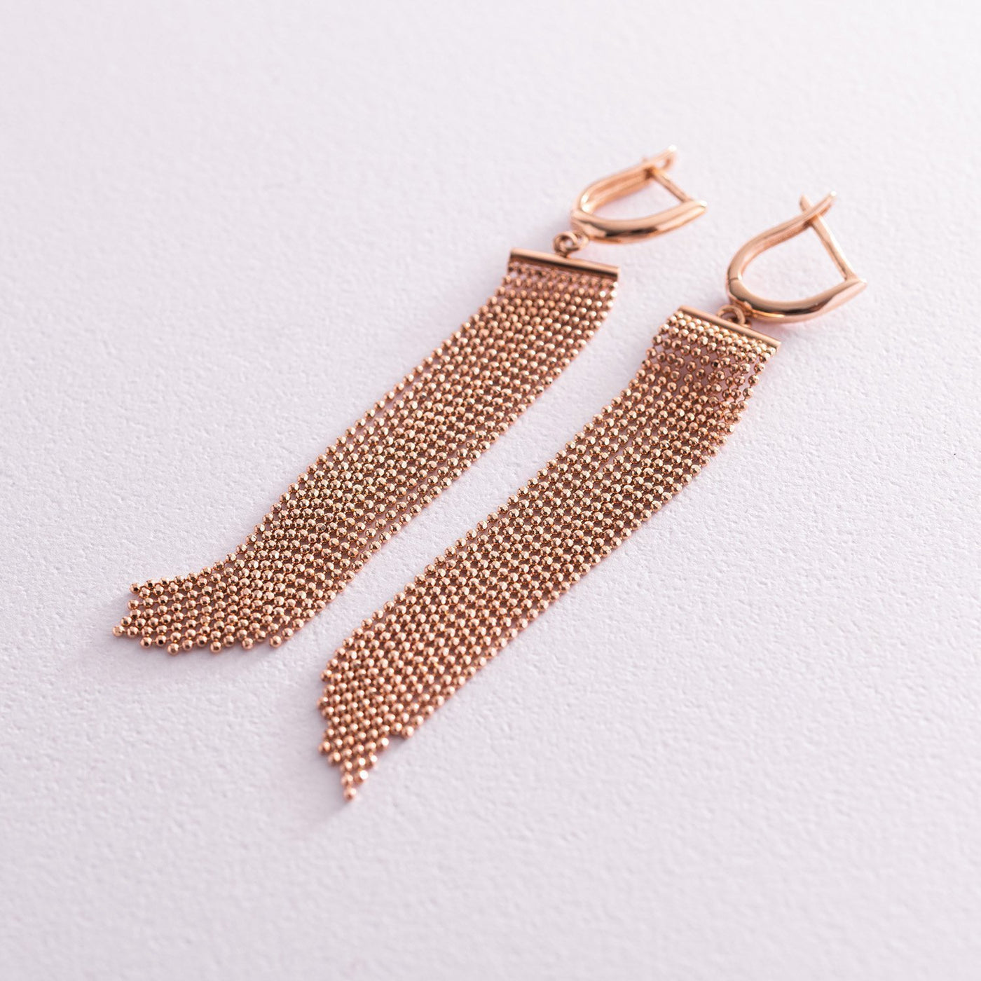 Gold waterfall earrings