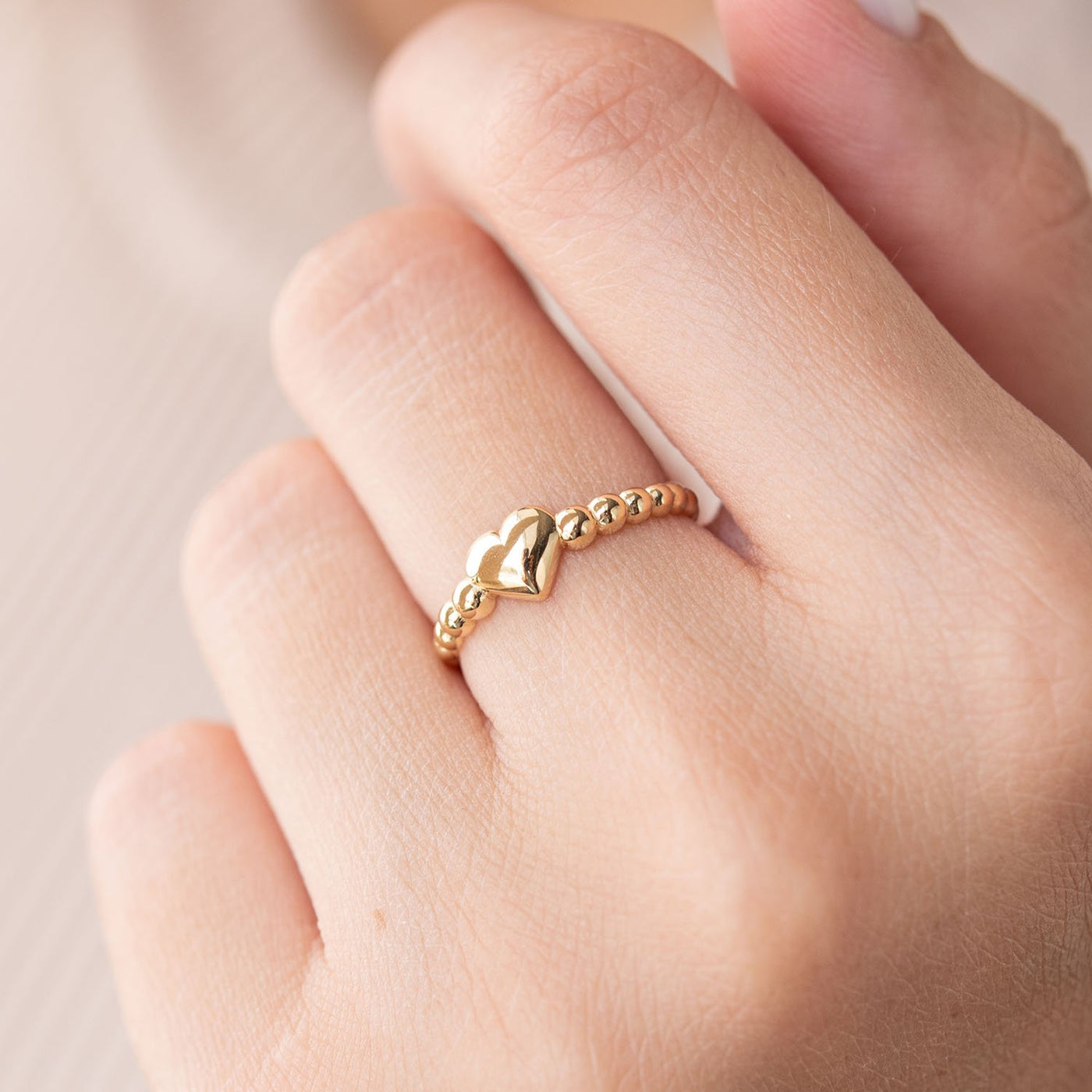 Gold Heart Ring