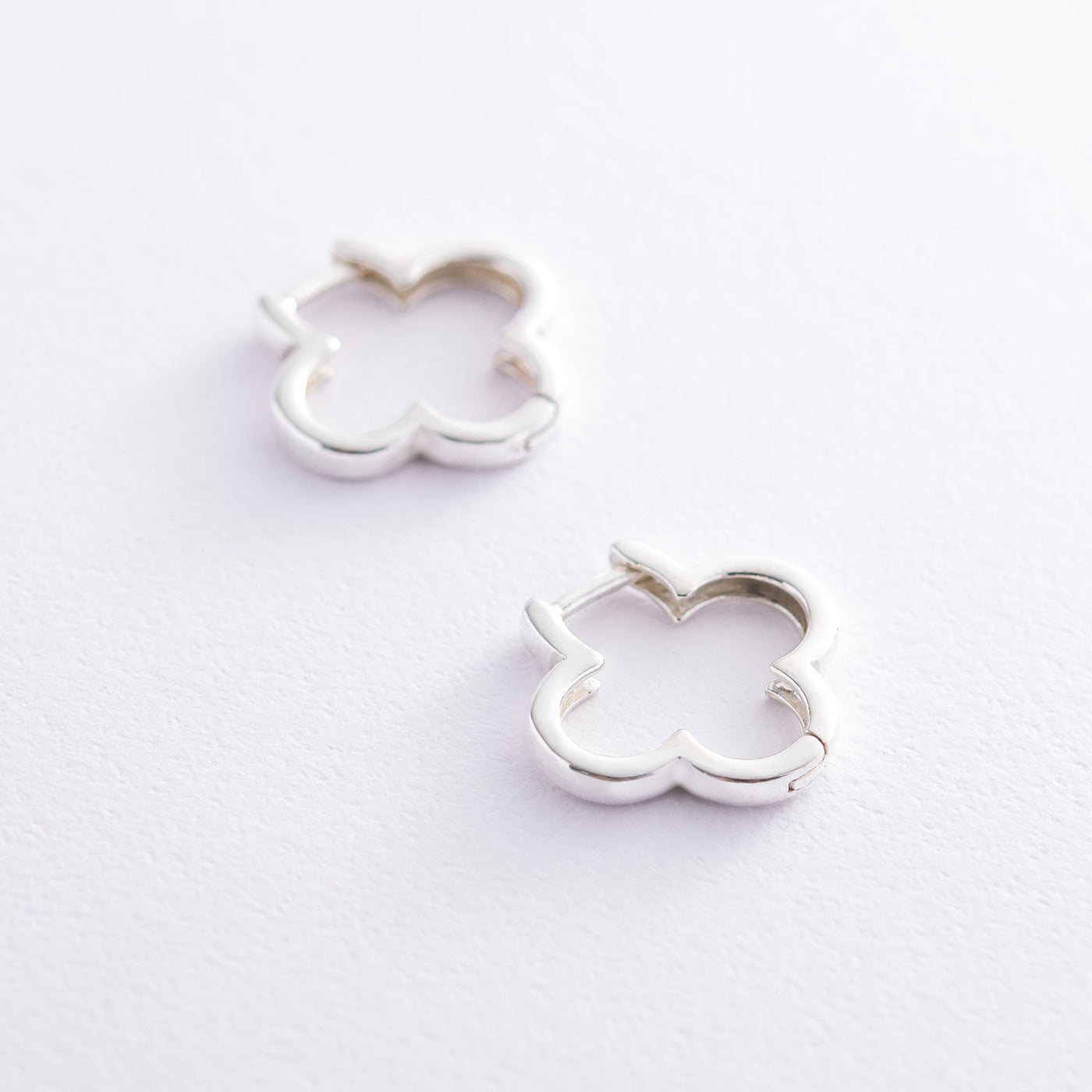 Silver Clover Earrings