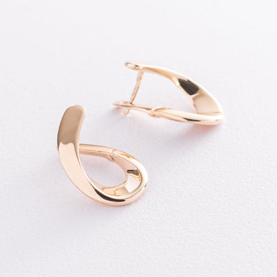 Yellow Gold Raindrop Earrings