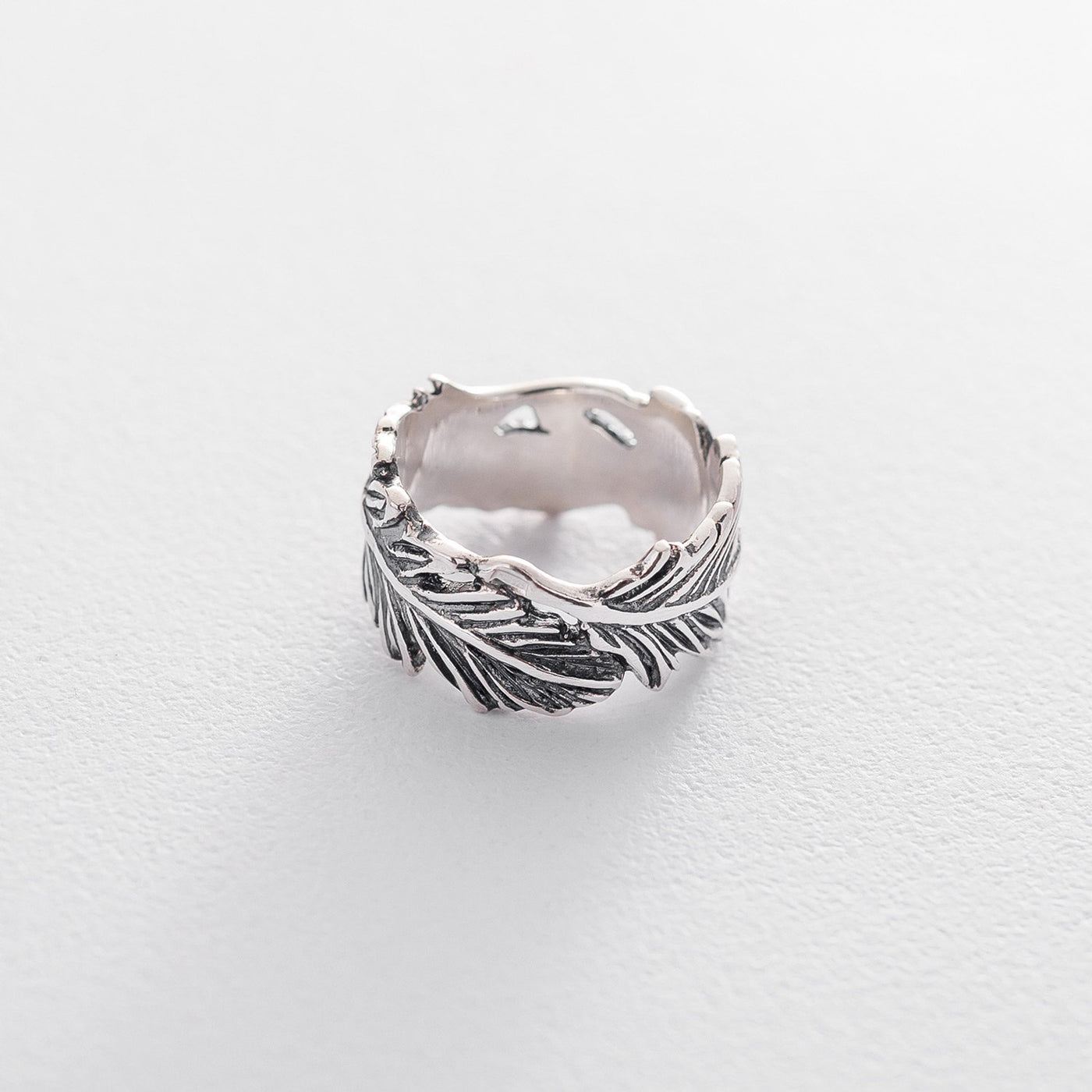 Feather Silver Ring