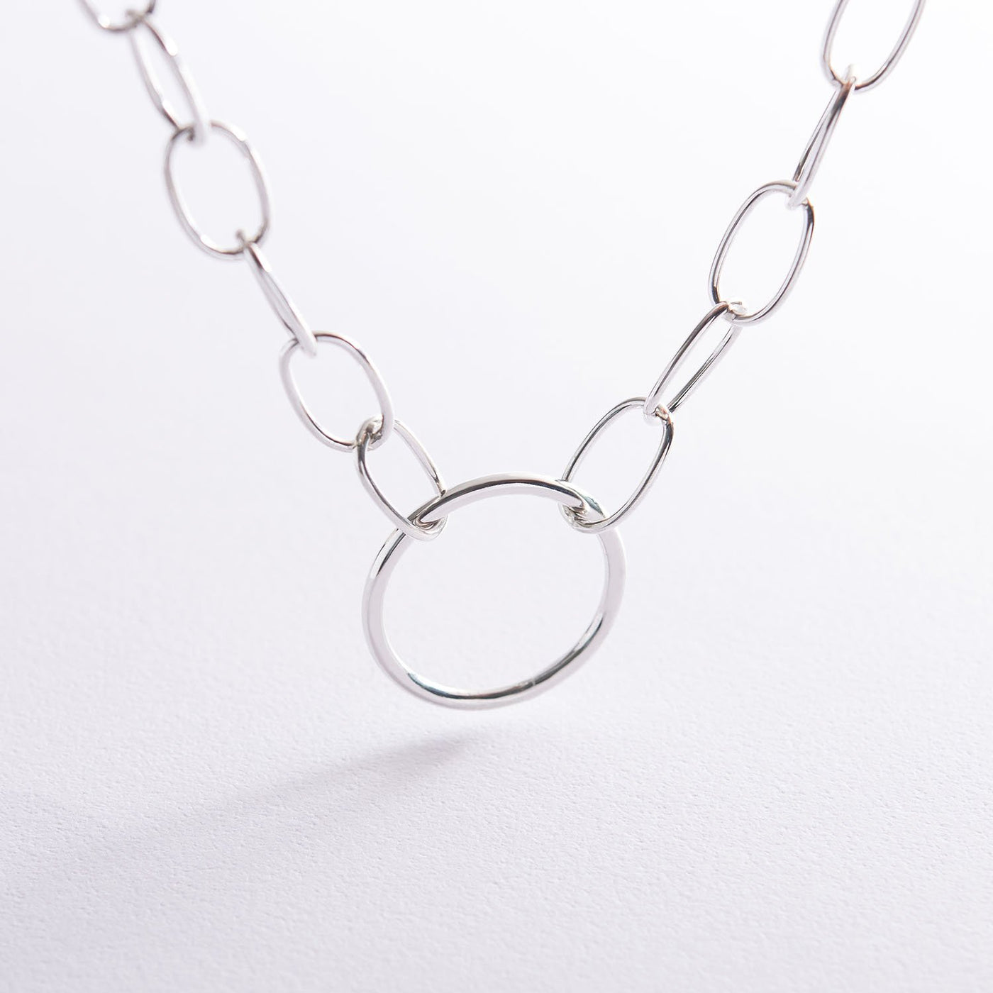 Silver Circle Necklace