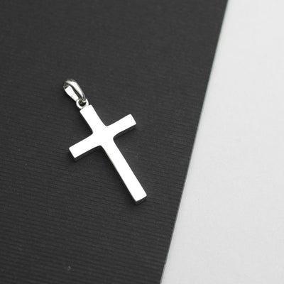 Handmade Silver Minimalist Cross