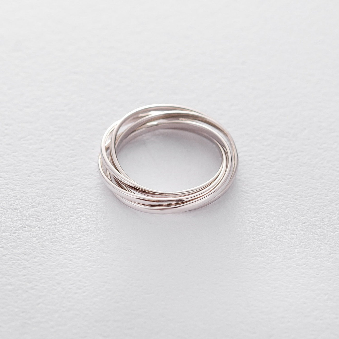 Silver circle ring