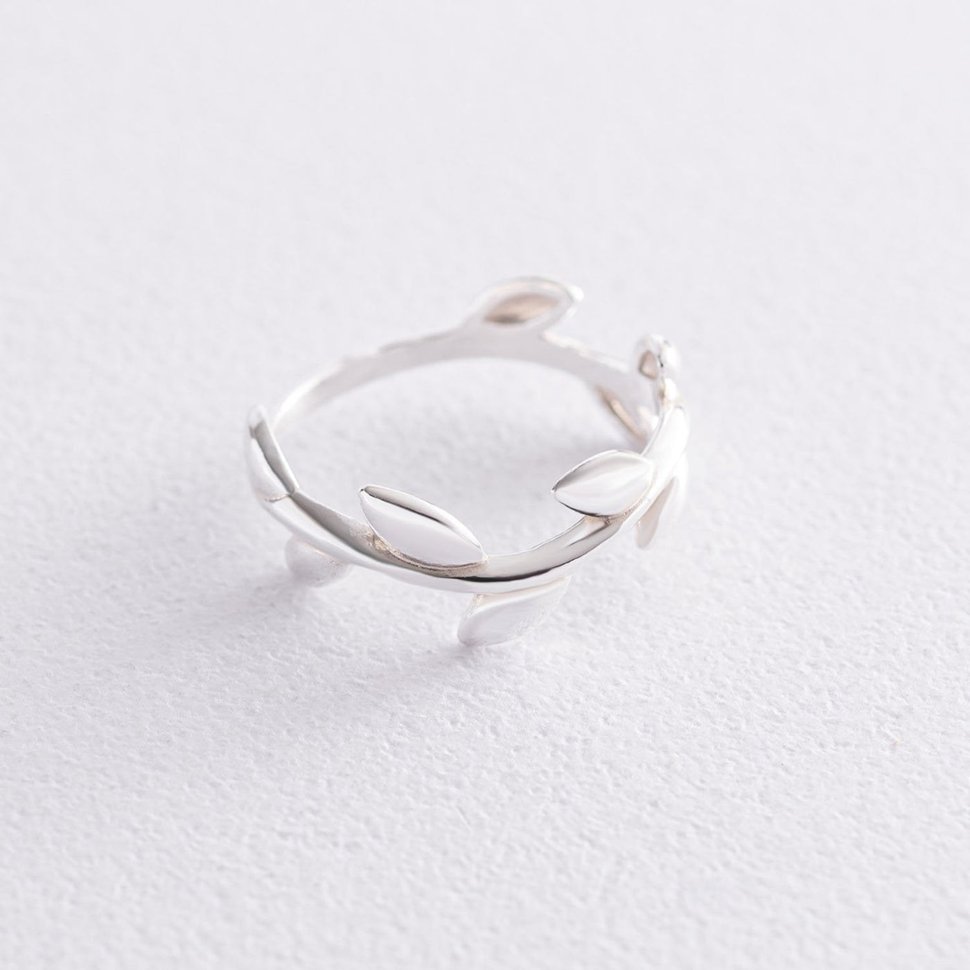 Silver Leaves Ring