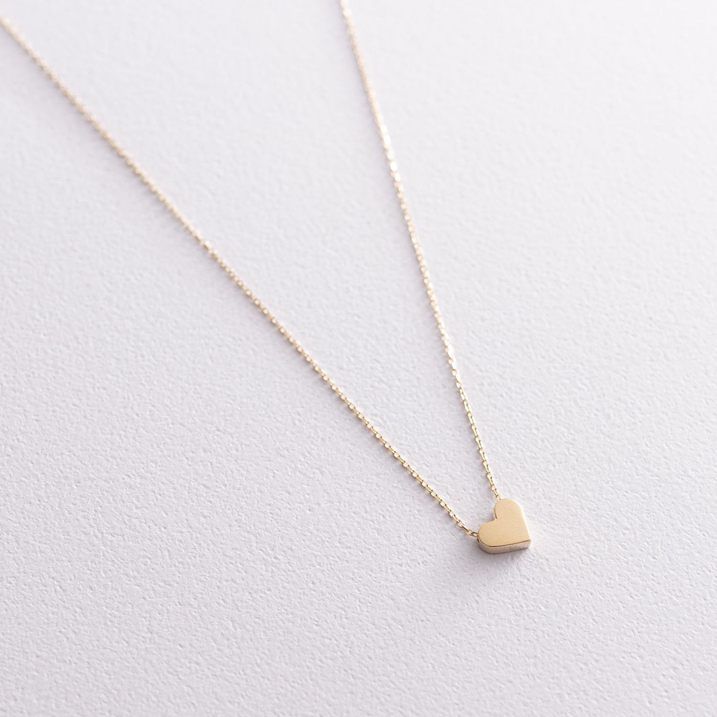 Yellow Gold Heart Necklace