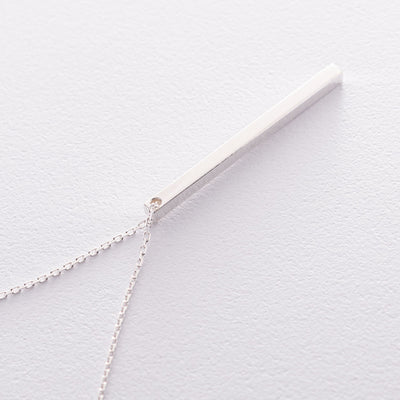 Silver necklace Minimalism