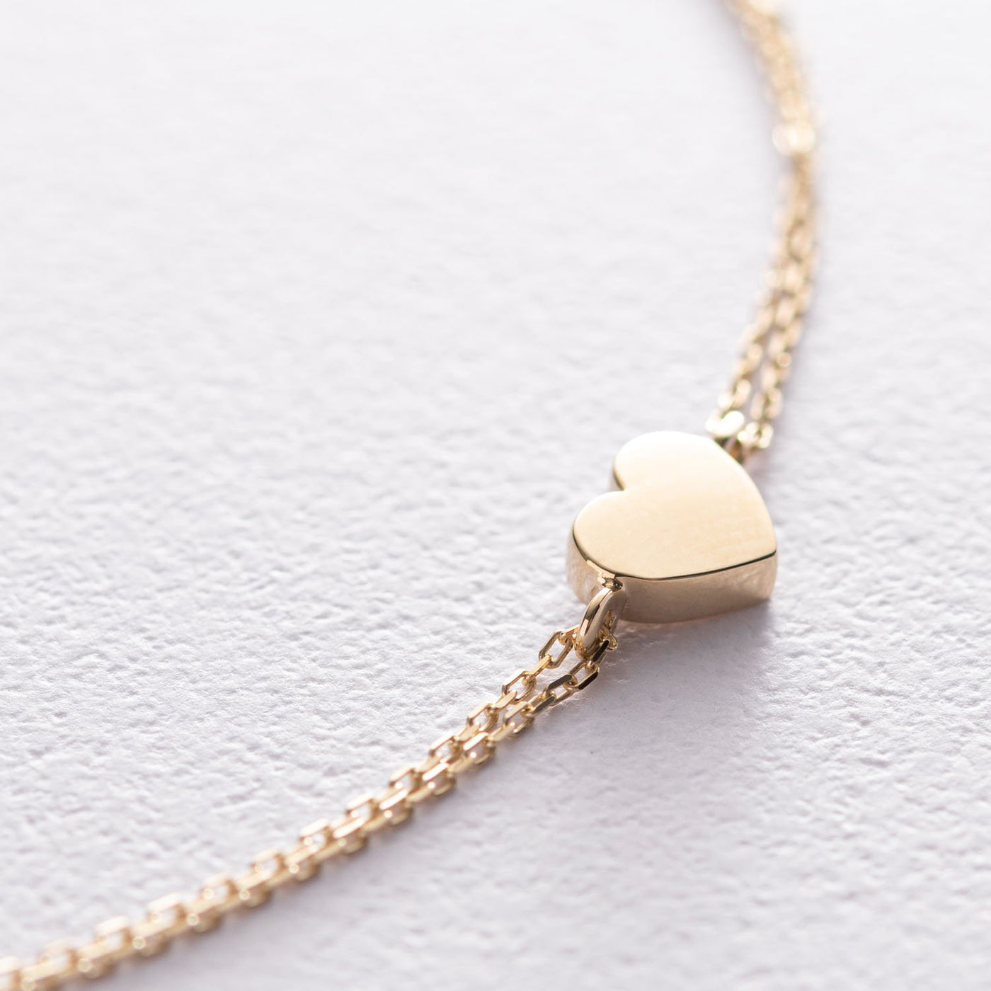 Yellow Gold Heart Bracelet