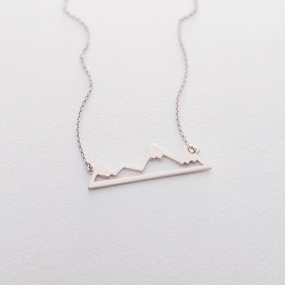 Silver Mountains necklace