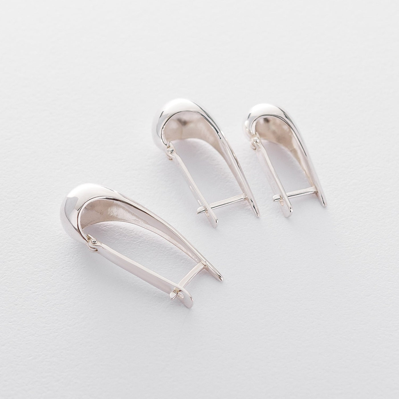 Modesty Silver Earrings 3.1 cm