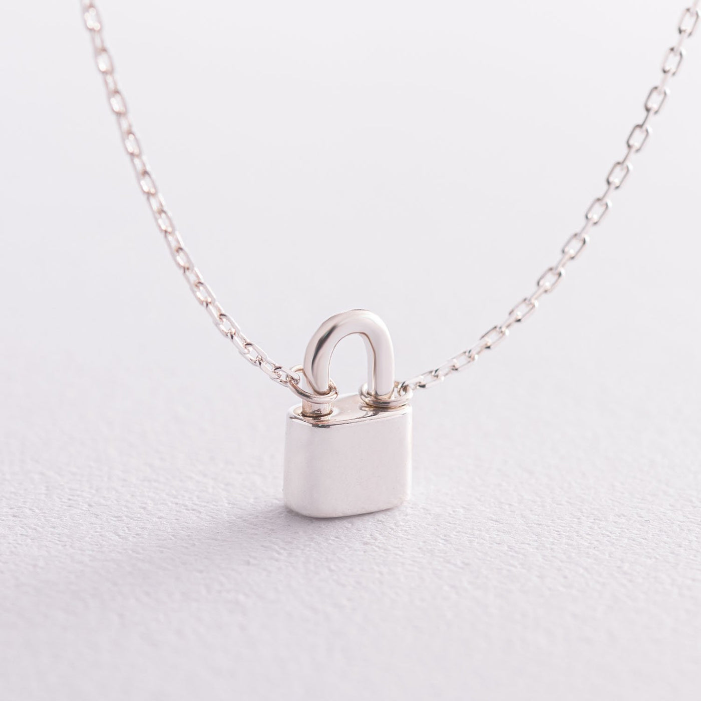 Silver Lock Necklace