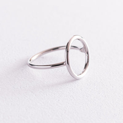 White Gold Circle Ring