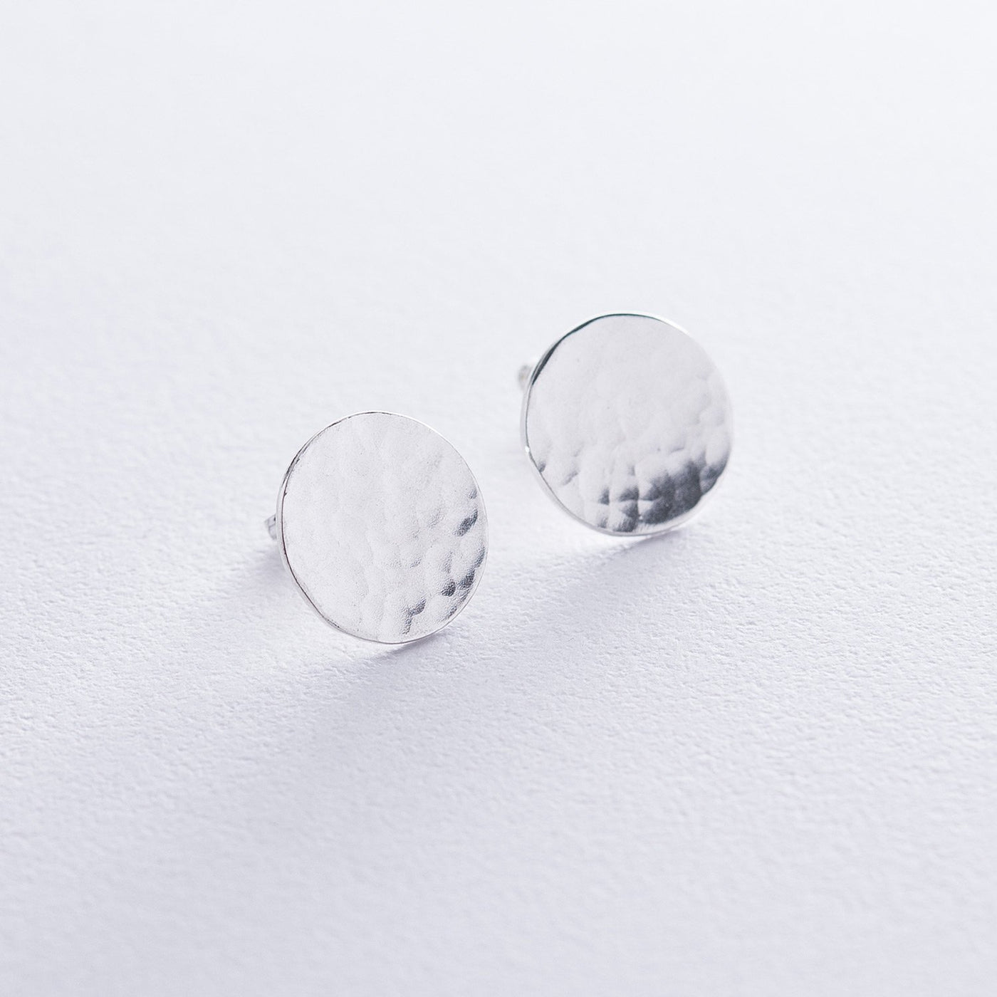 Silver stud earrings Sunbeams