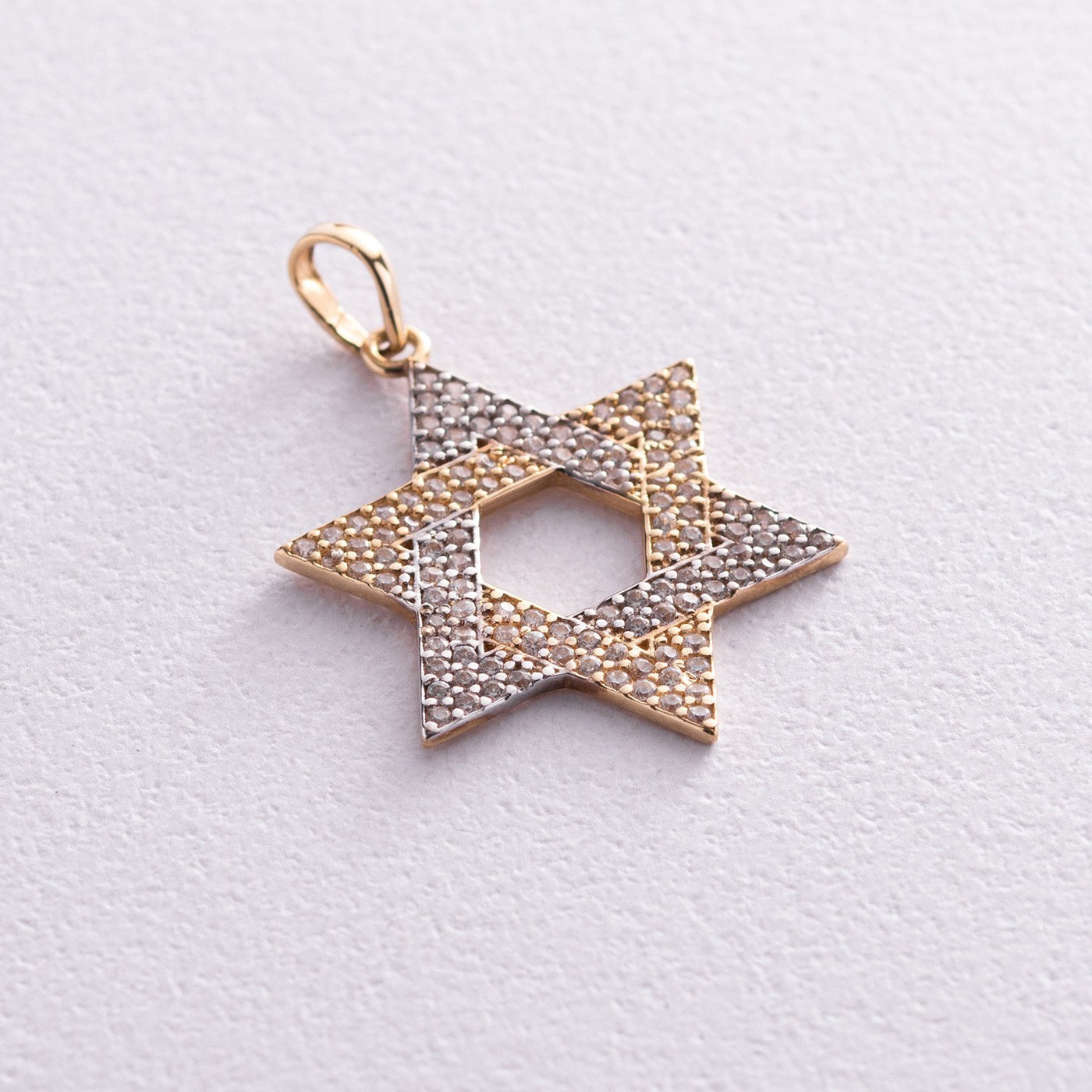 Pendant "Star of David" (cubic zirconia)