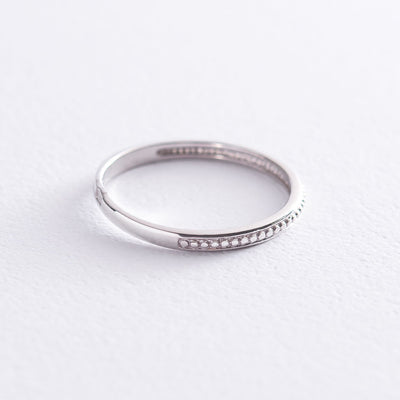 White gold ring