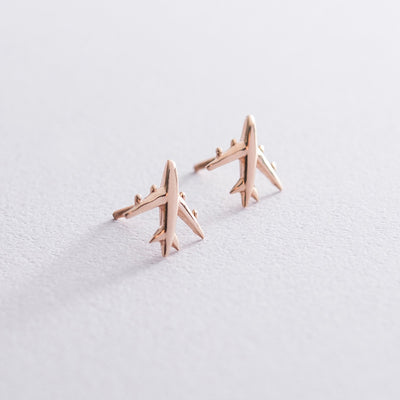 Airplane Stud Earrings