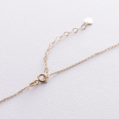 Yellow Gold Big Circle Necklace