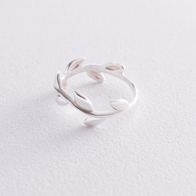 Silver Leaves Ring