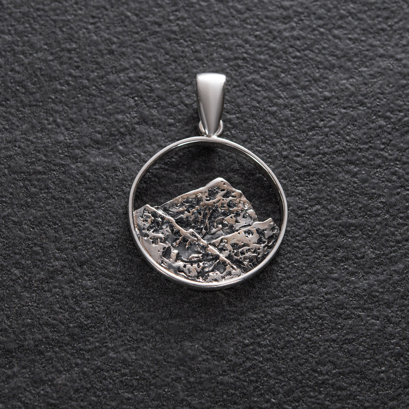 Silver Mountains pendant