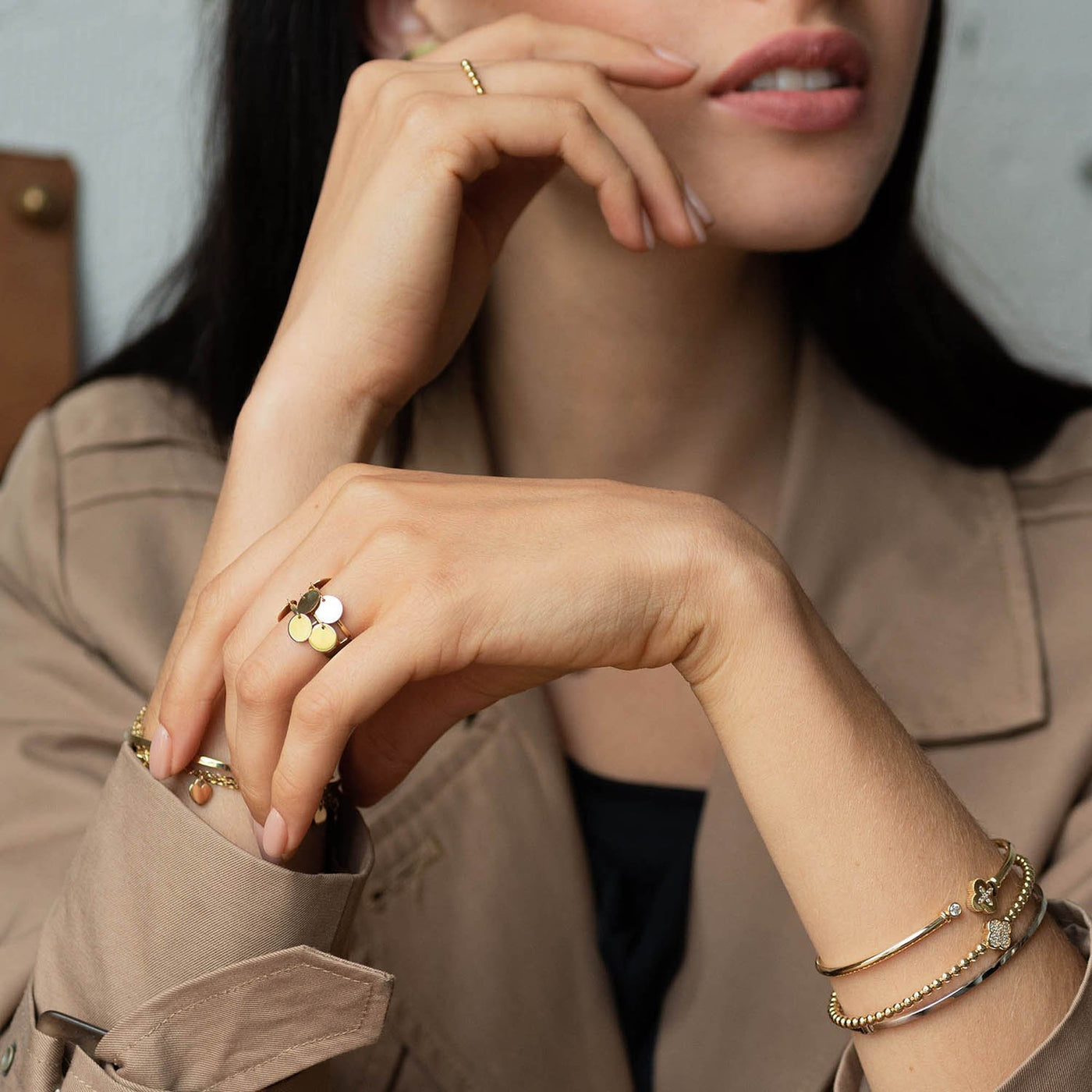 Yellow Gold Ball Ring