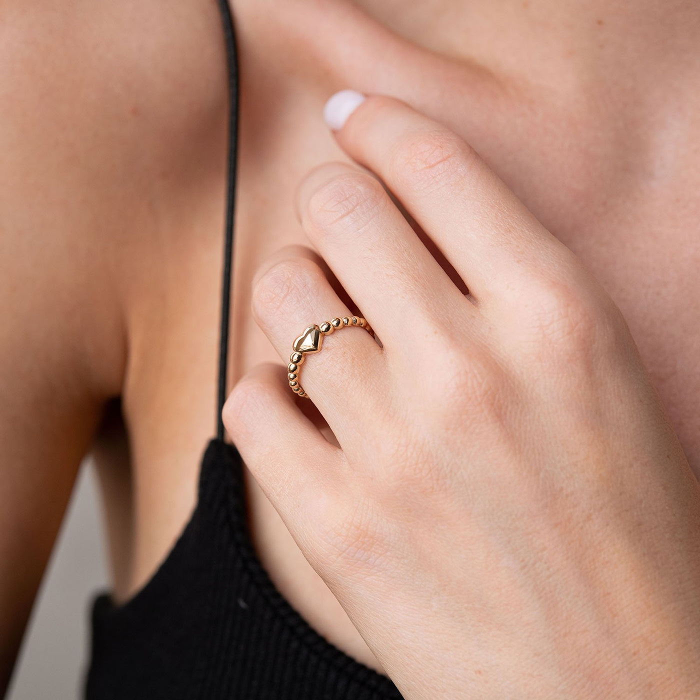 Gold Heart Ring