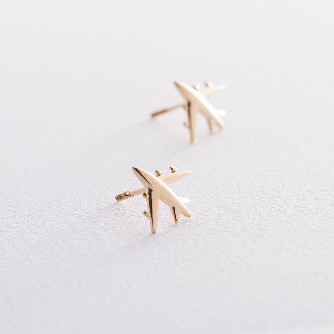 Airplane Stud Earrings