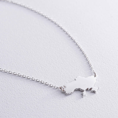 Necklace "Map of Ukraine"