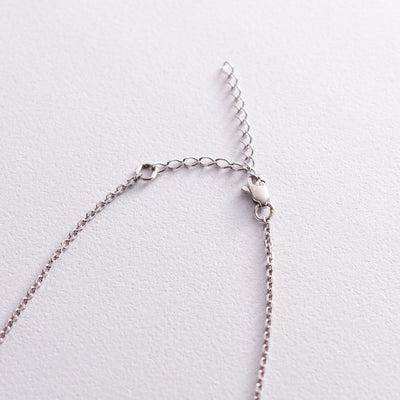 Silver swallow necklace