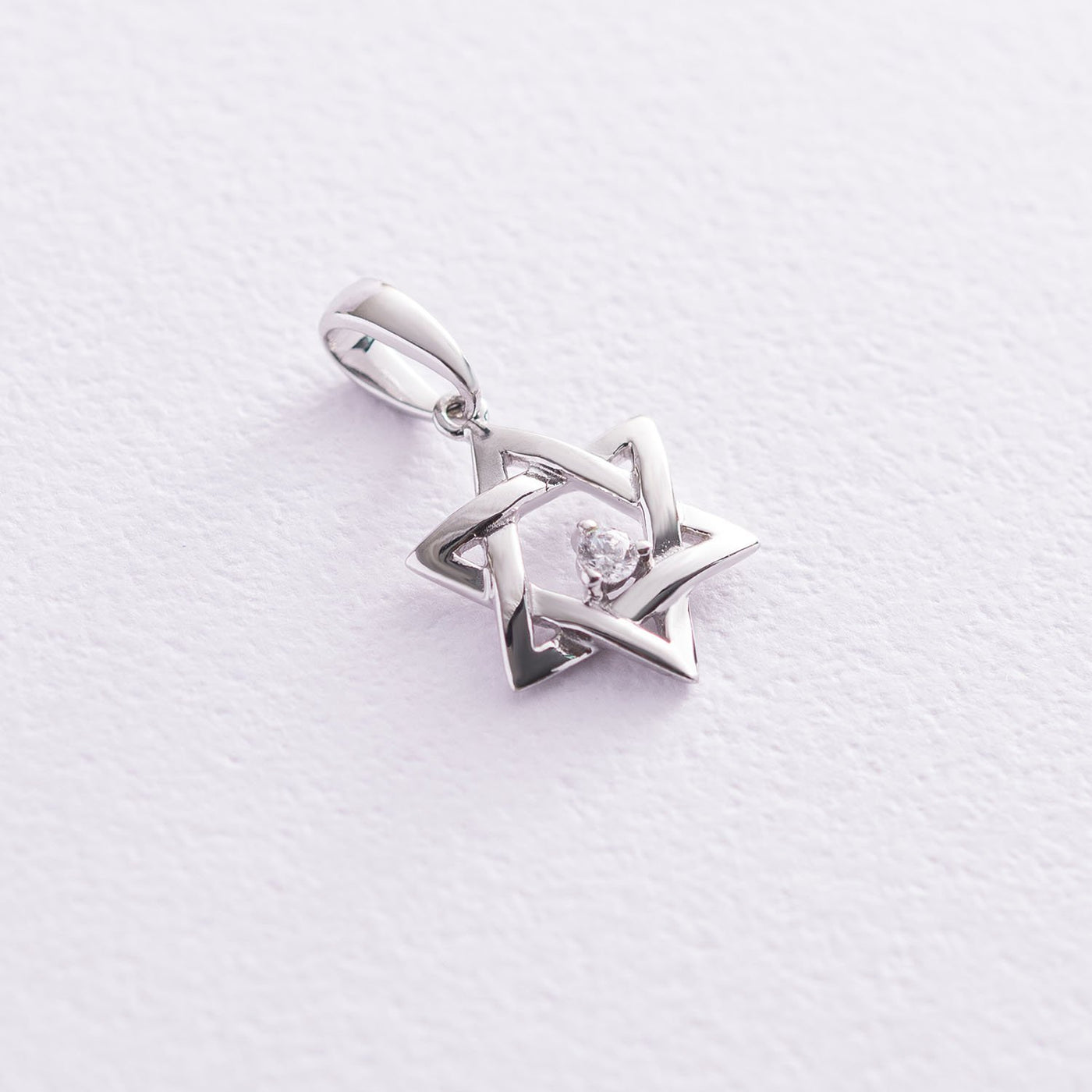 Pendant "Star of David" (cubic zirconia)