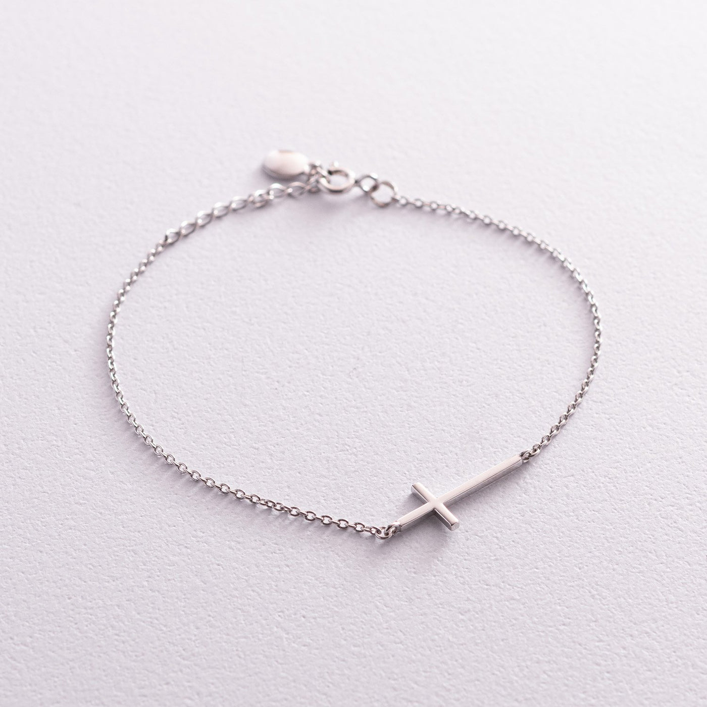 Silver Cross Bracelet