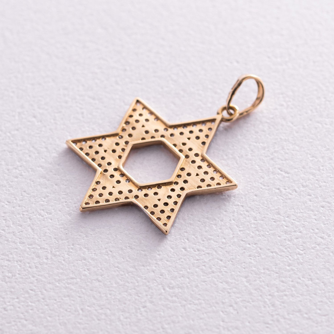 Pendant "Star of David" (cubic zirconia)