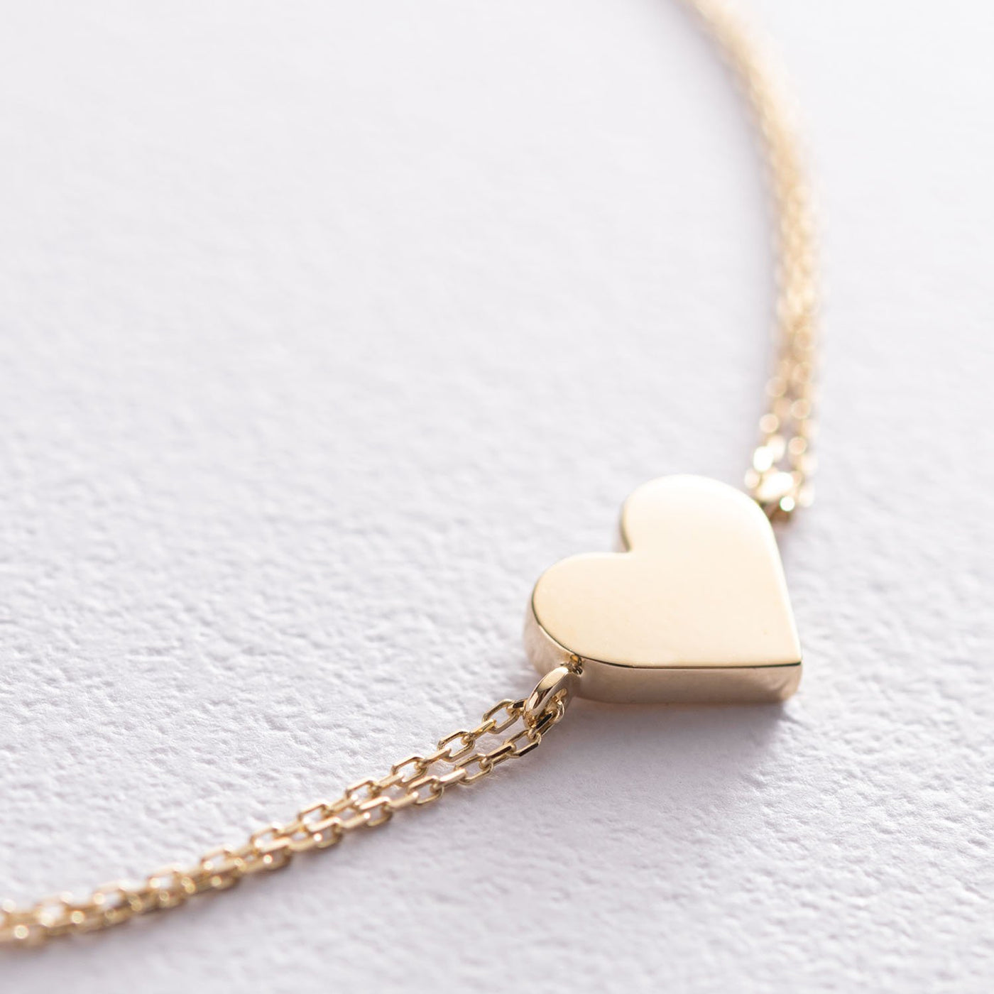 Yellow Gold Heart Bracelet