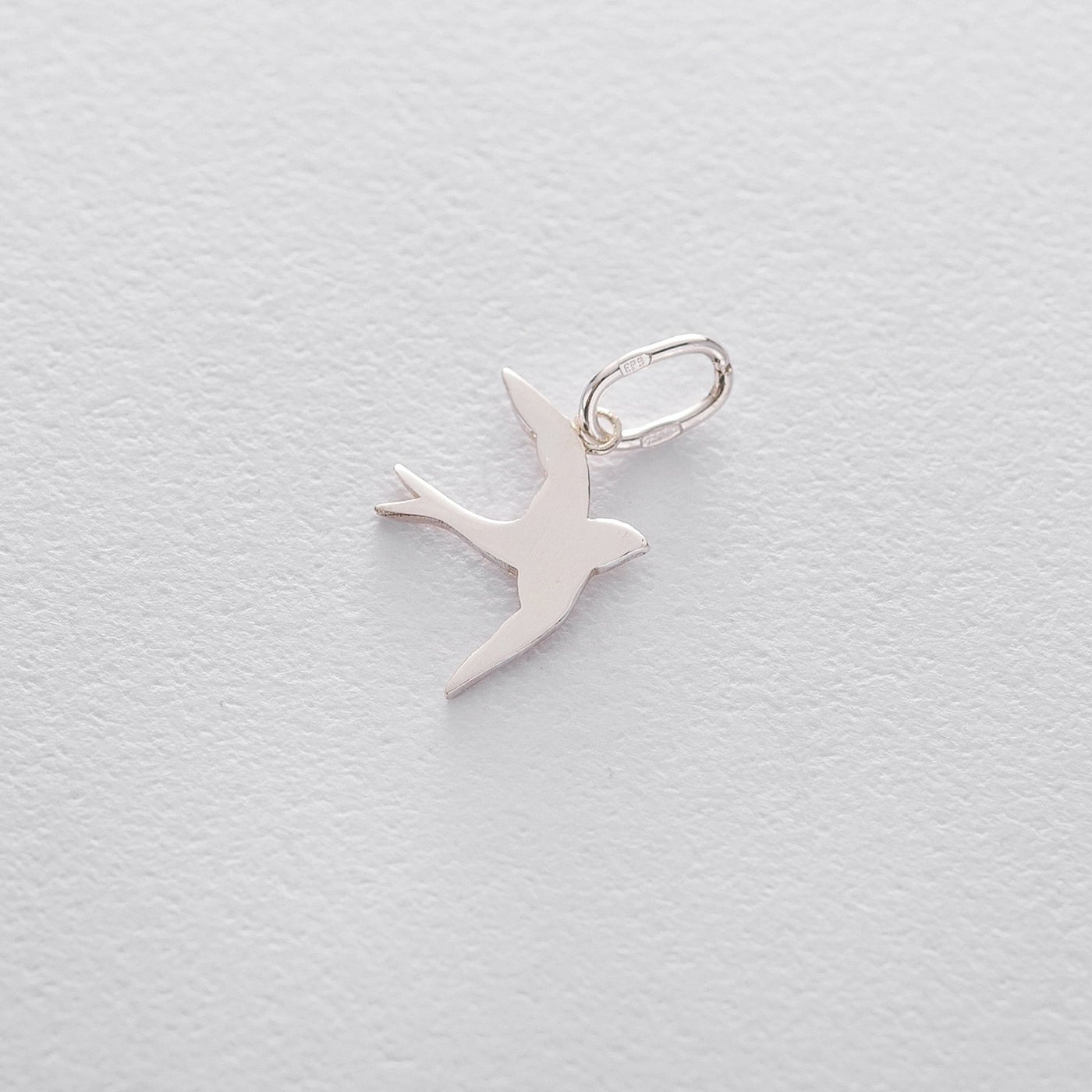 Silver swallow pendant