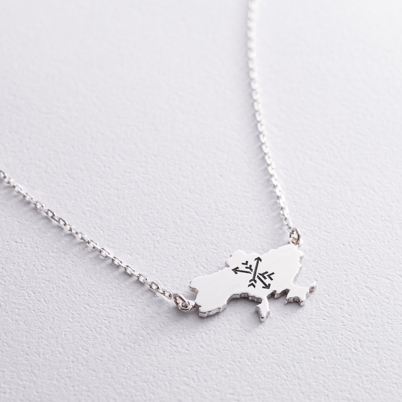 Necklace "Map of Ukraine"