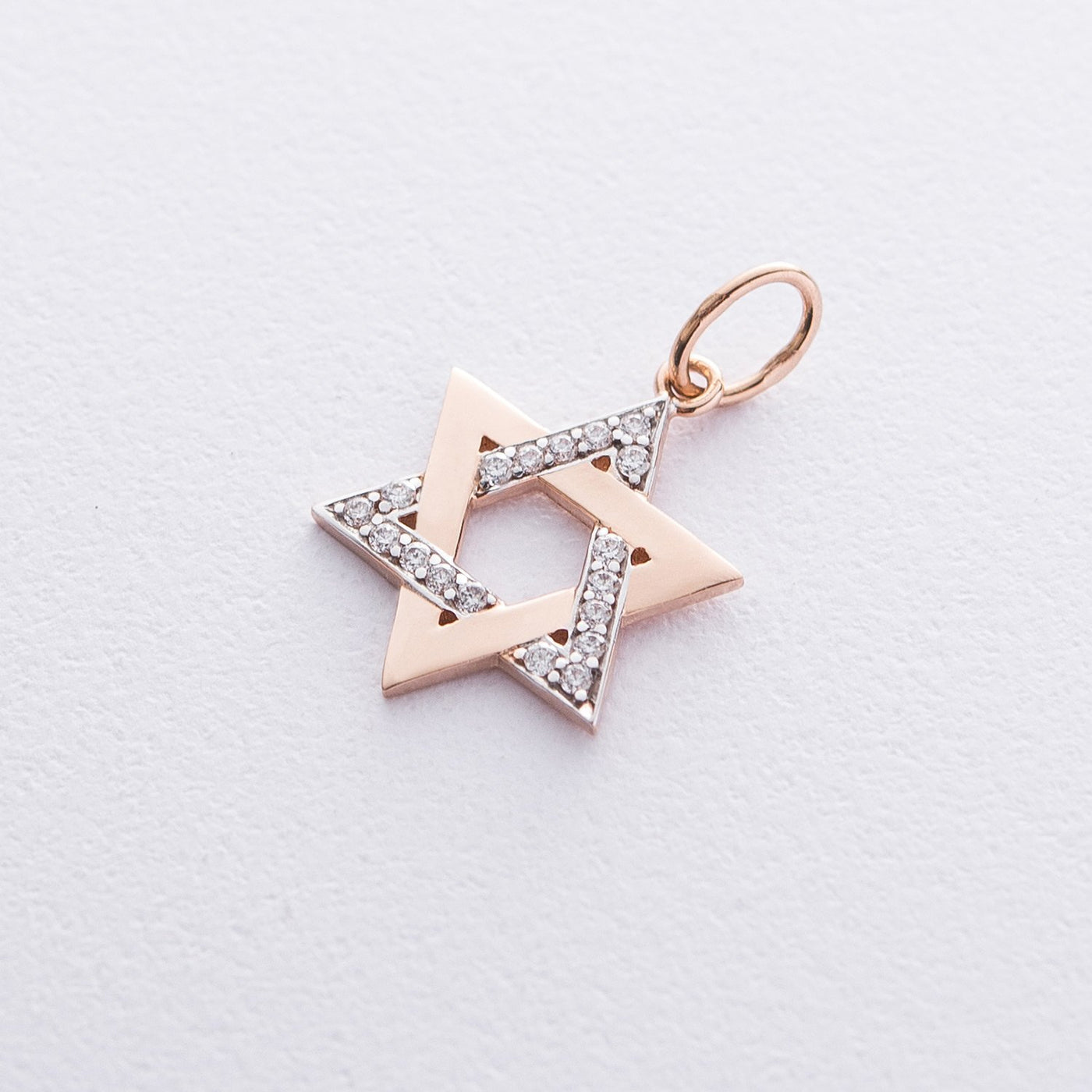 Pendant "Star of David" (cubic zirconia)