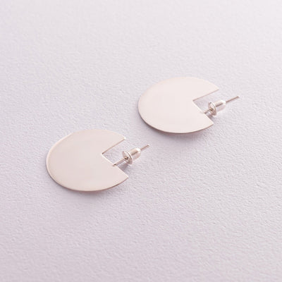 Silver stud earrings Laura