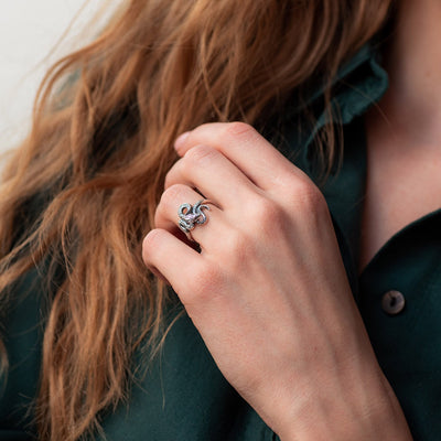 Silver Snake Ring